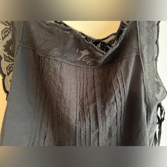 THE GREAT. The Attic Lace Cami in Black - Size 3 - NWOT L Large - Picture 3 of 11